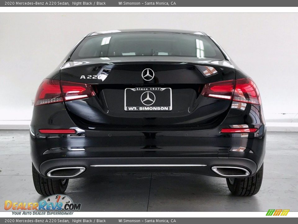 2020 Mercedes-Benz A 220 Sedan Night Black / Black Photo #3