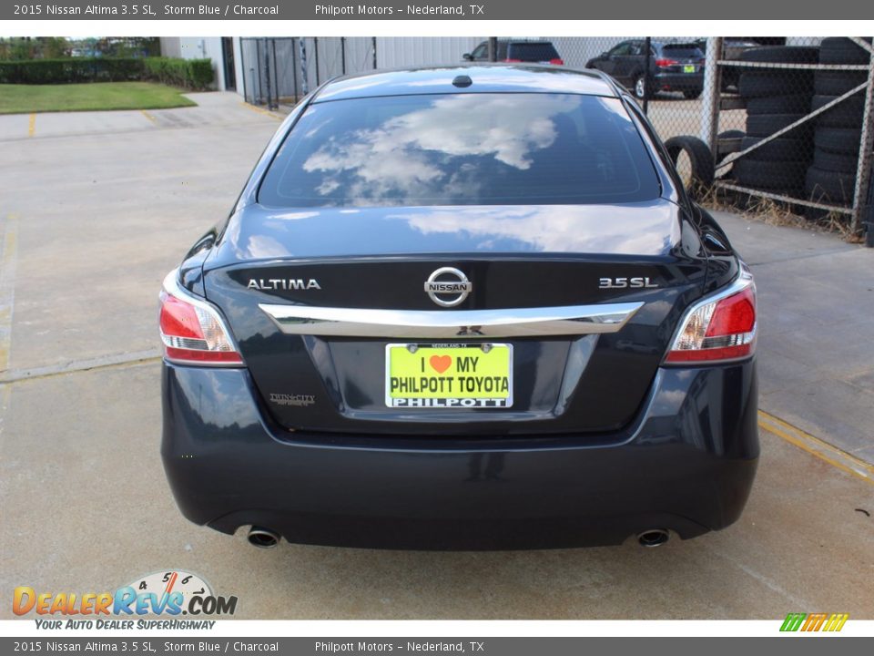 2015 Nissan Altima 3.5 SL Storm Blue / Charcoal Photo #7