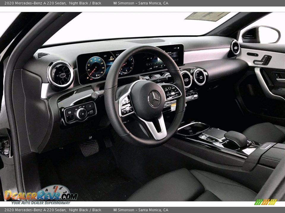 2020 Mercedes-Benz A 220 Sedan Night Black / Black Photo #4