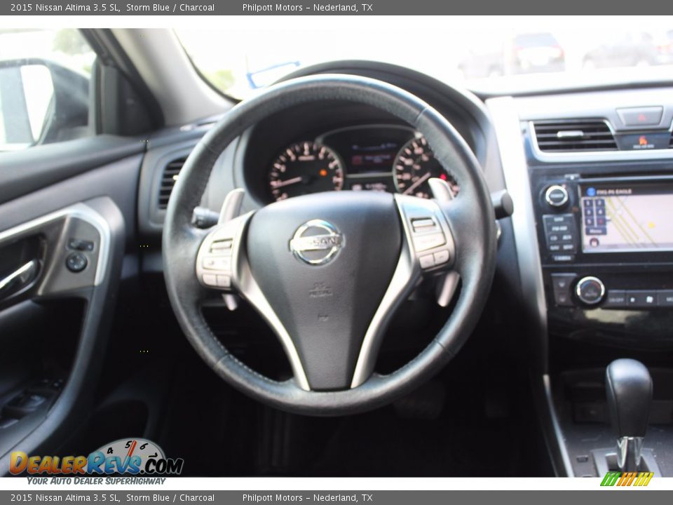 2015 Nissan Altima 3.5 SL Steering Wheel Photo #22