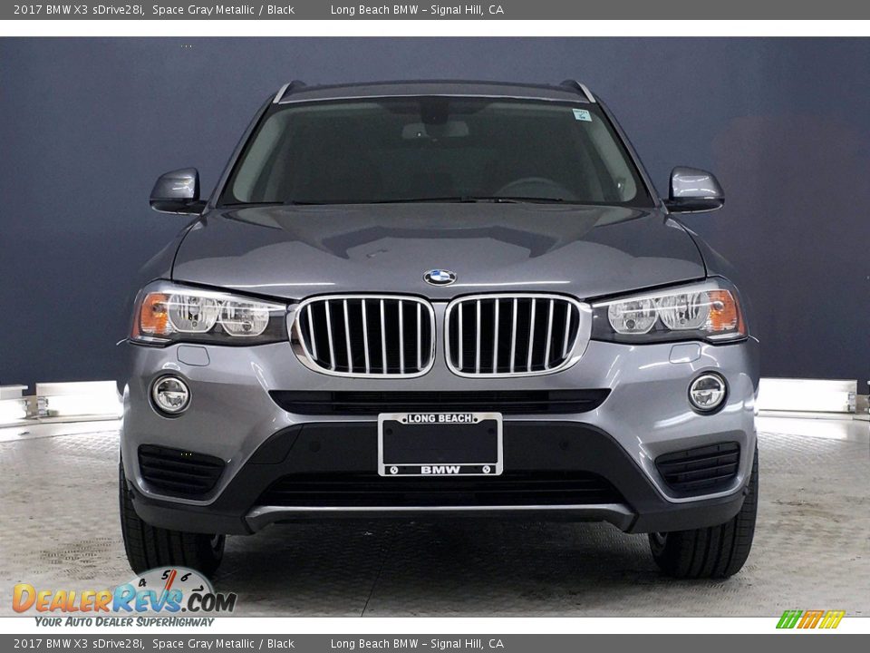 2017 BMW X3 sDrive28i Space Gray Metallic / Black Photo #2