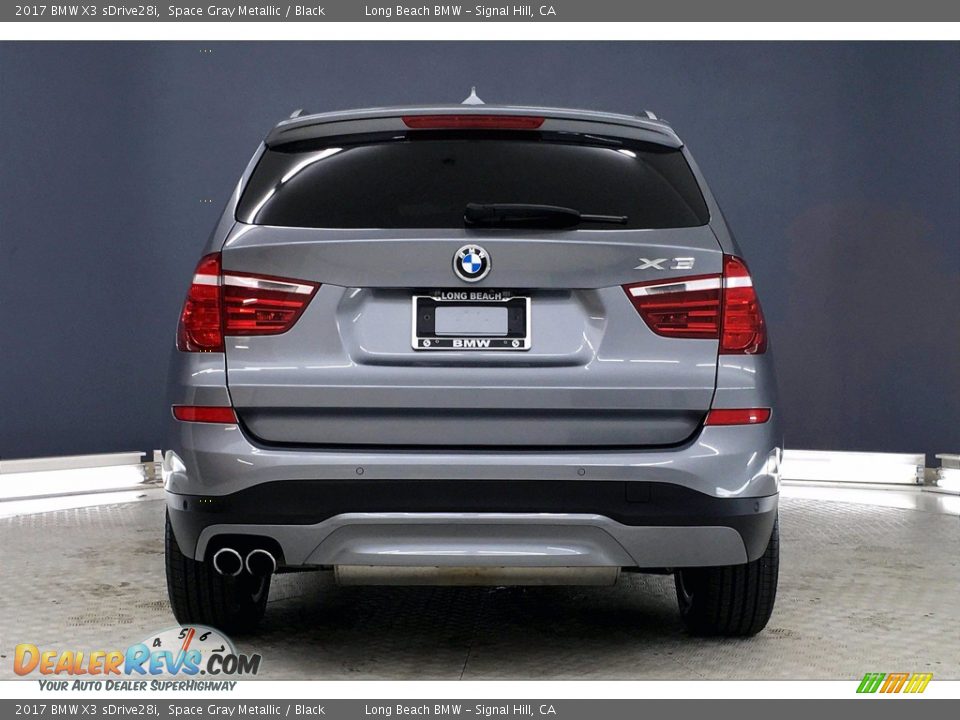 2017 BMW X3 sDrive28i Space Gray Metallic / Black Photo #3