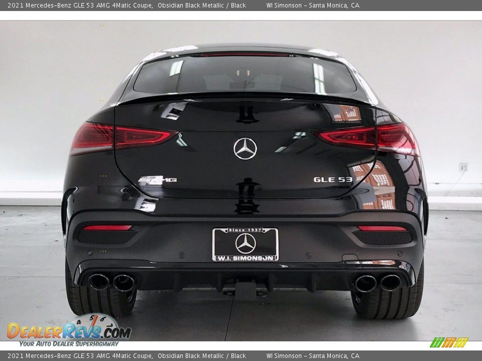 2021 Mercedes-Benz GLE 53 AMG 4Matic Coupe Obsidian Black Metallic / Black Photo #3