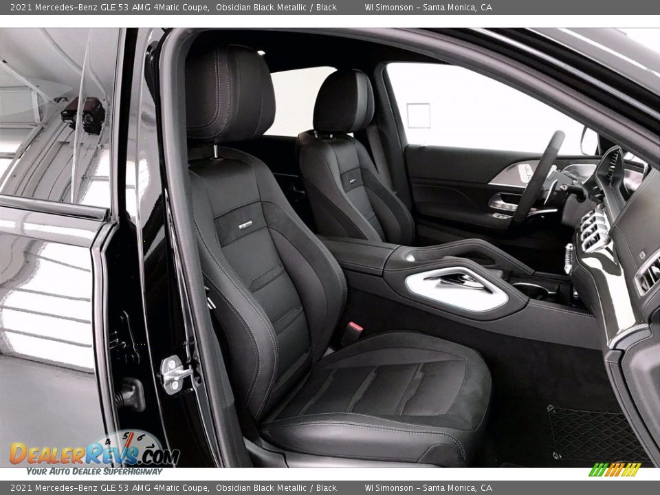Black Interior - 2021 Mercedes-Benz GLE 53 AMG 4Matic Coupe Photo #5