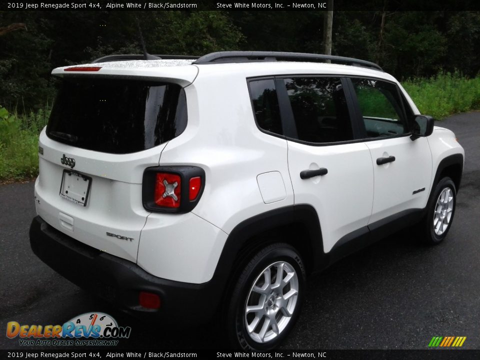 2019 Jeep Renegade Sport 4x4 Alpine White / Black/Sandstorm Photo #6