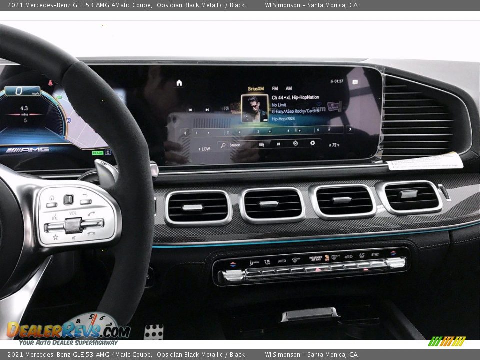 Dashboard of 2021 Mercedes-Benz GLE 53 AMG 4Matic Coupe Photo #6