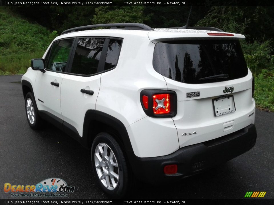 2019 Jeep Renegade Sport 4x4 Alpine White / Black/Sandstorm Photo #8