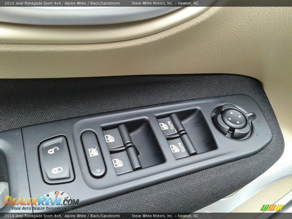 2019 Jeep Renegade Sport 4x4 Alpine White / Black/Sandstorm Photo #11