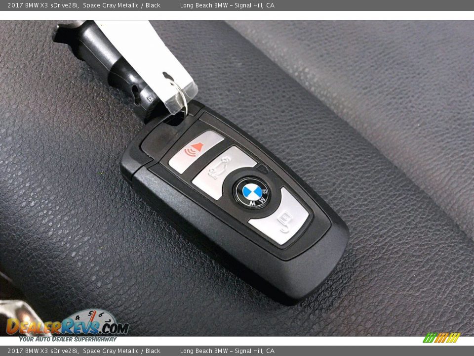 2017 BMW X3 sDrive28i Space Gray Metallic / Black Photo #11