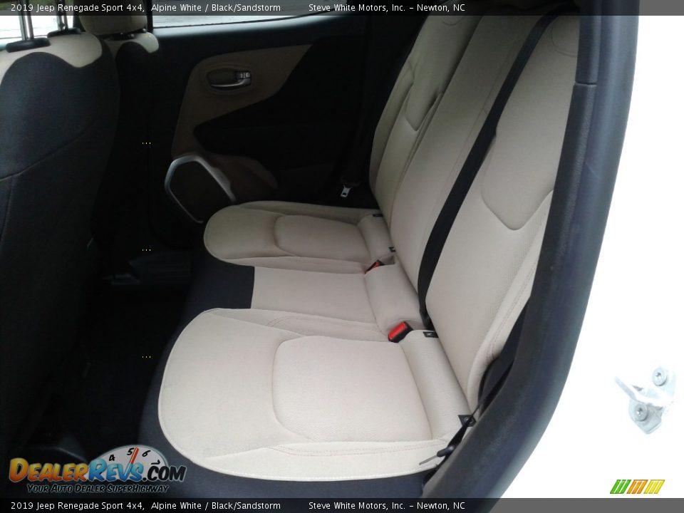 2019 Jeep Renegade Sport 4x4 Alpine White / Black/Sandstorm Photo #13