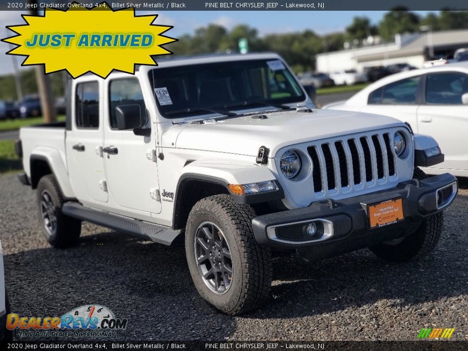 2020 Jeep Gladiator Overland 4x4 Billet Silver Metallic / Black Photo #1
