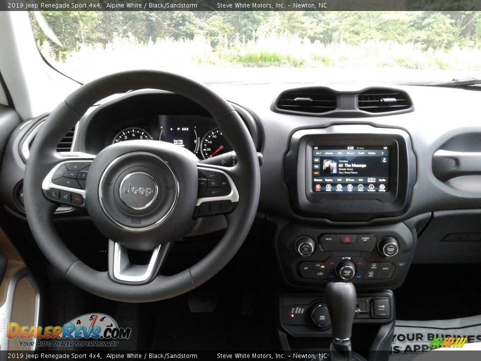 2019 Jeep Renegade Sport 4x4 Alpine White / Black/Sandstorm Photo #14