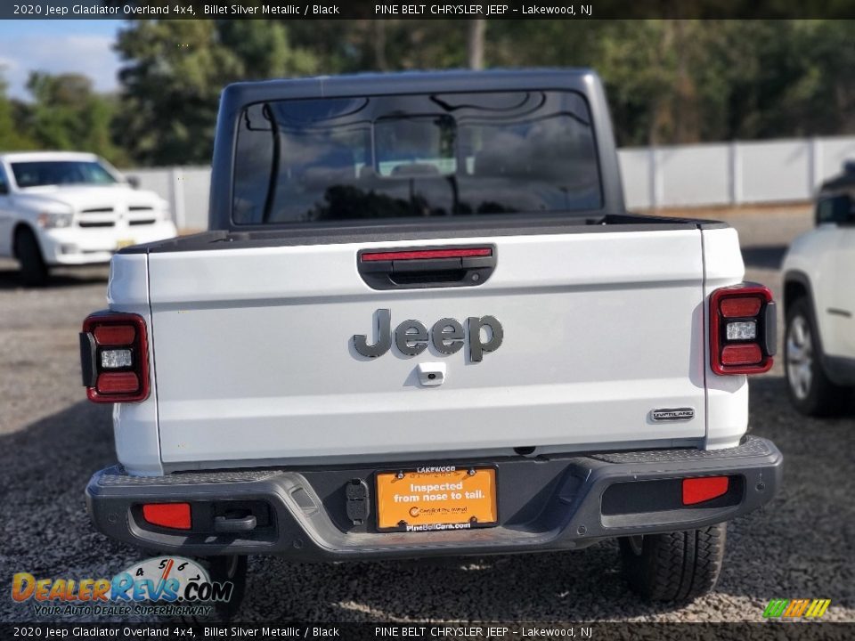 2020 Jeep Gladiator Overland 4x4 Billet Silver Metallic / Black Photo #3