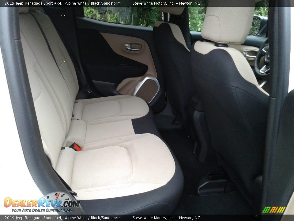 2019 Jeep Renegade Sport 4x4 Alpine White / Black/Sandstorm Photo #16