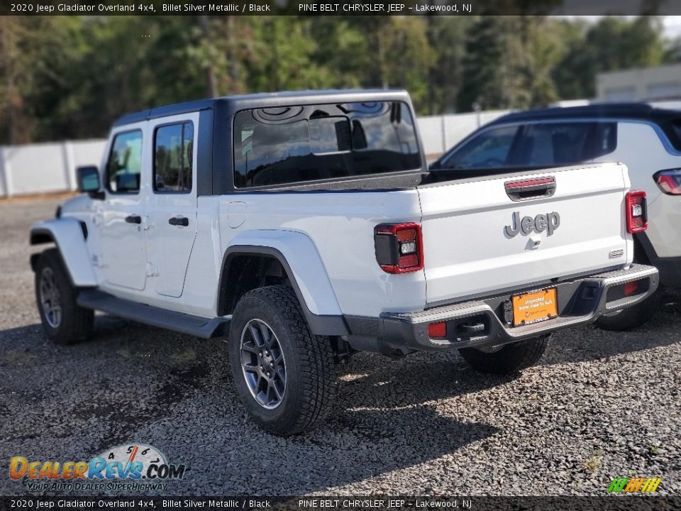 2020 Jeep Gladiator Overland 4x4 Billet Silver Metallic / Black Photo #4