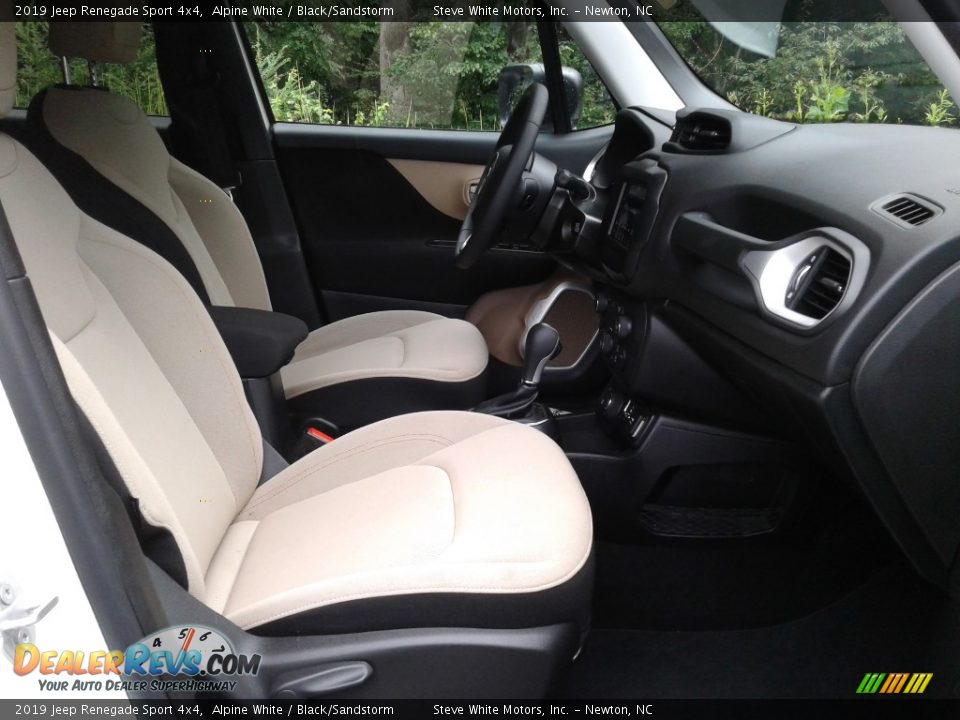 2019 Jeep Renegade Sport 4x4 Alpine White / Black/Sandstorm Photo #17