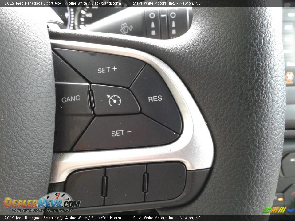 2019 Jeep Renegade Sport 4x4 Alpine White / Black/Sandstorm Photo #19