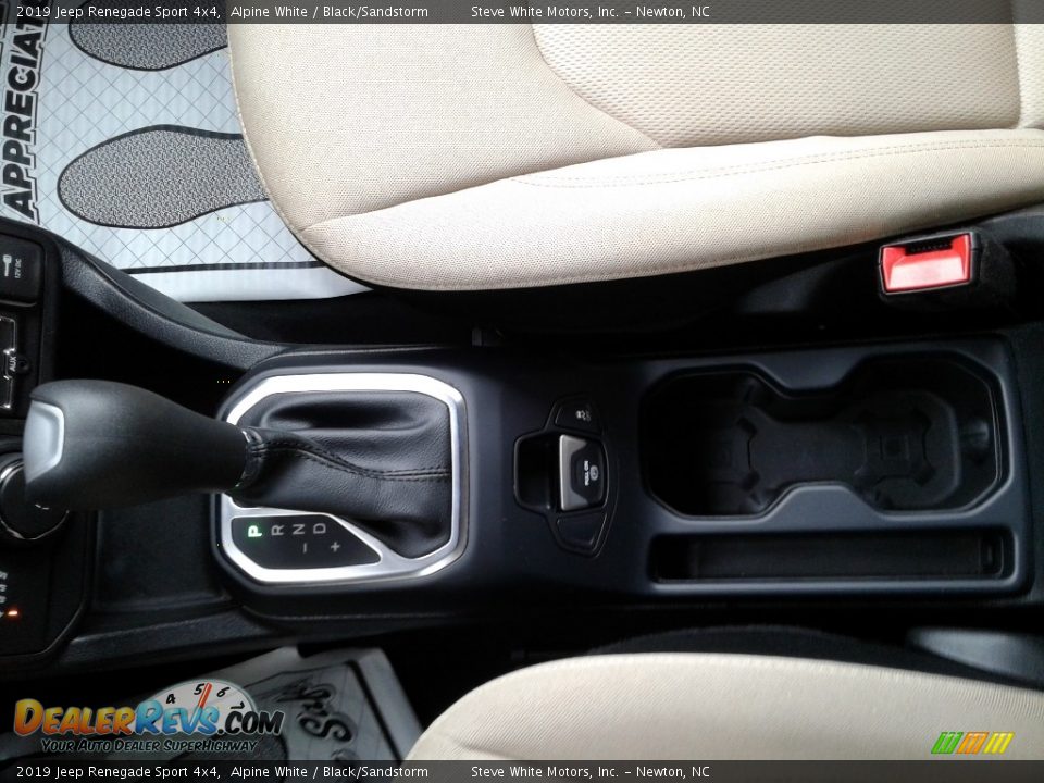 2019 Jeep Renegade Sport 4x4 Alpine White / Black/Sandstorm Photo #25