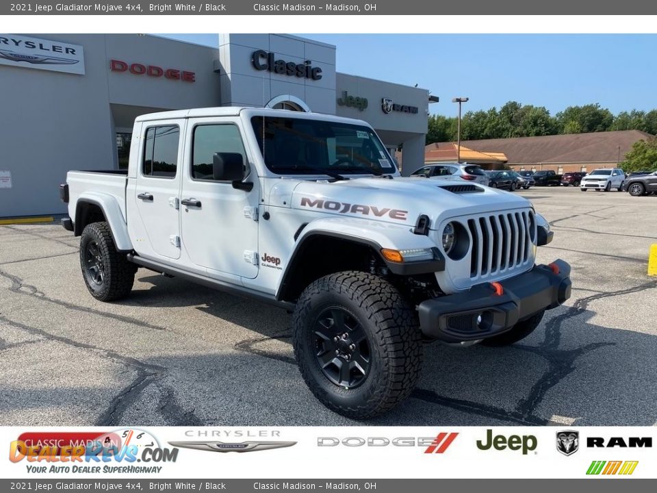 2021 Jeep Gladiator Mojave 4x4 Bright White / Black Photo #1