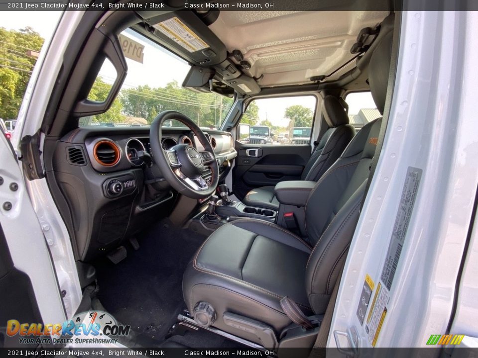 Black Interior - 2021 Jeep Gladiator Mojave 4x4 Photo #2