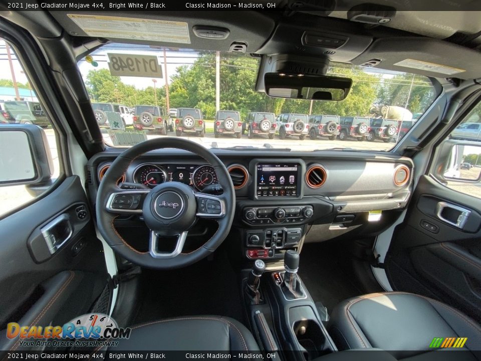 Black Interior - 2021 Jeep Gladiator Mojave 4x4 Photo #5