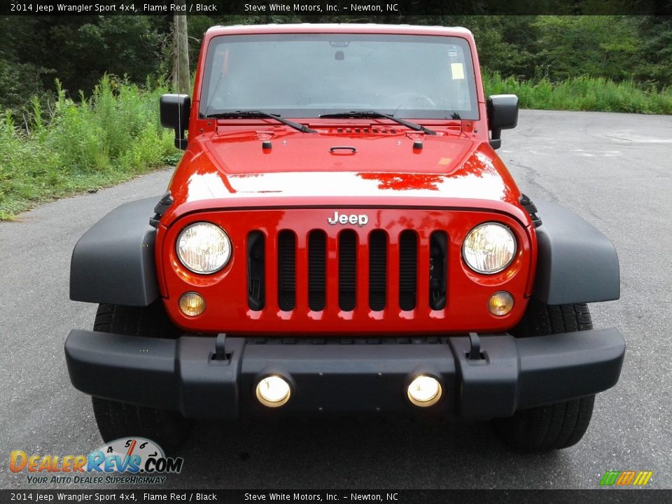 2014 Jeep Wrangler Sport 4x4 Flame Red / Black Photo #4