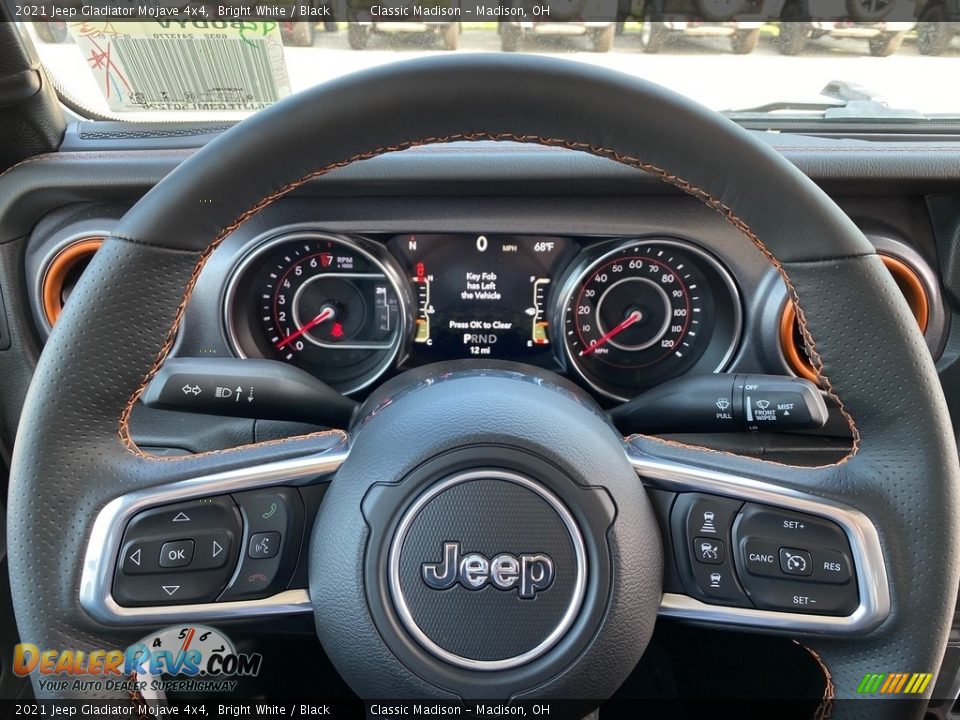 2021 Jeep Gladiator Mojave 4x4 Steering Wheel Photo #6