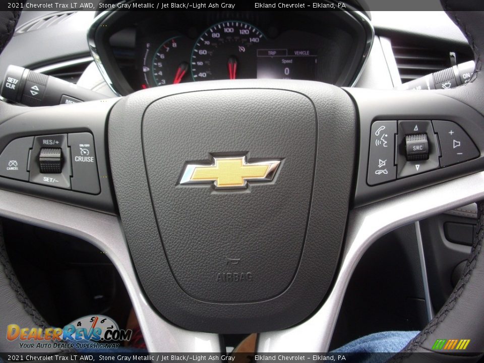 2021 Chevrolet Trax LT AWD Stone Gray Metallic / Jet Black/­Light Ash Gray Photo #15