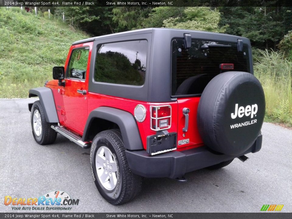 2014 Jeep Wrangler Sport 4x4 Flame Red / Black Photo #9