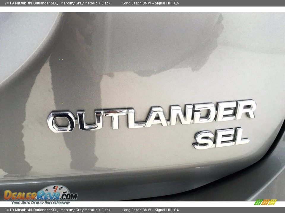 2019 Mitsubishi Outlander SEL Mercury Gray Metallic / Black Photo #7