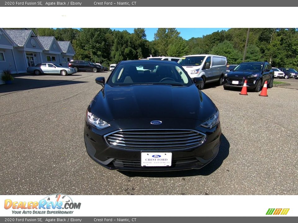 2020 Ford Fusion SE Agate Black / Ebony Photo #2