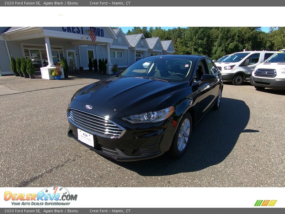 2020 Ford Fusion SE Agate Black / Ebony Photo #3