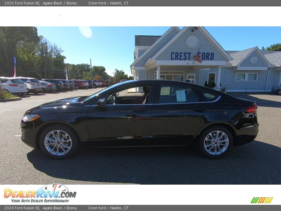 2020 Ford Fusion SE Agate Black / Ebony Photo #4
