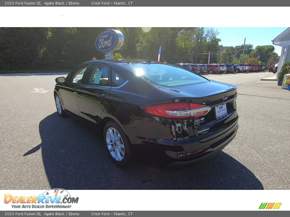 2020 Ford Fusion SE Agate Black / Ebony Photo #5