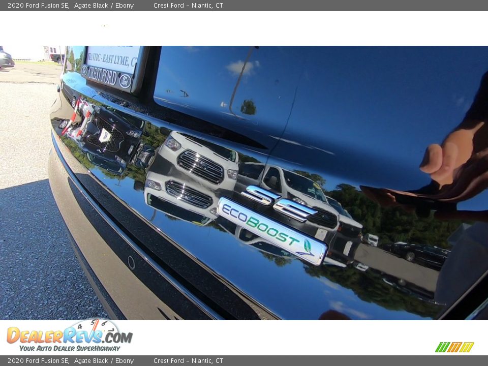 2020 Ford Fusion SE Agate Black / Ebony Photo #9