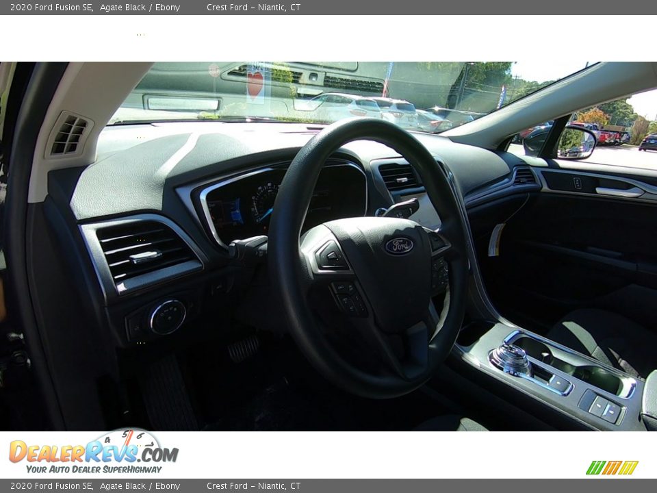 2020 Ford Fusion SE Agate Black / Ebony Photo #11