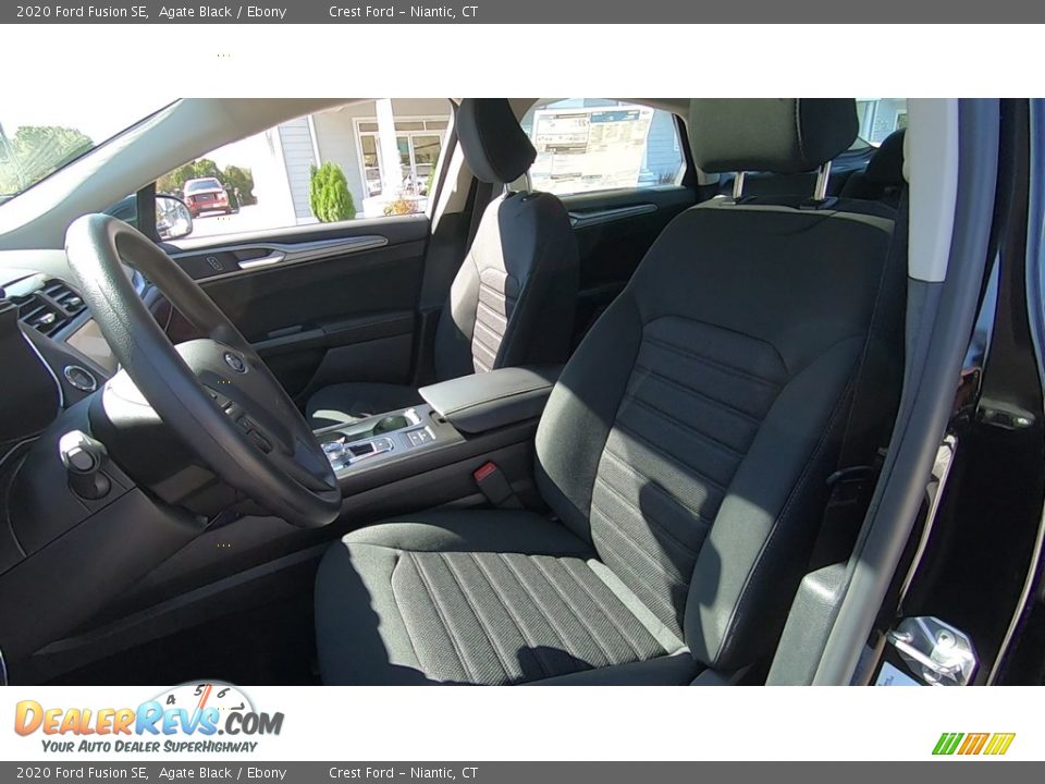 2020 Ford Fusion SE Agate Black / Ebony Photo #12