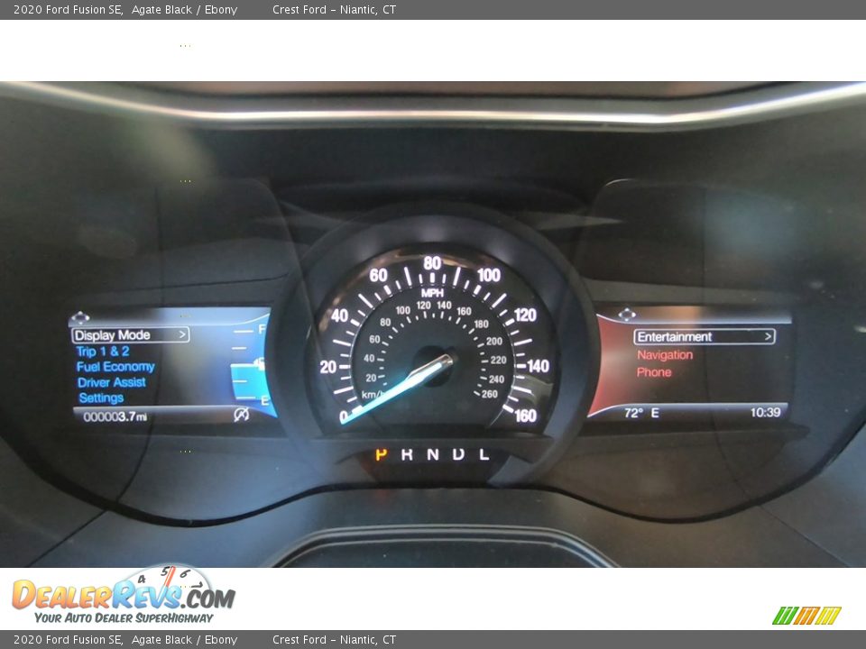 2020 Ford Fusion SE Agate Black / Ebony Photo #14