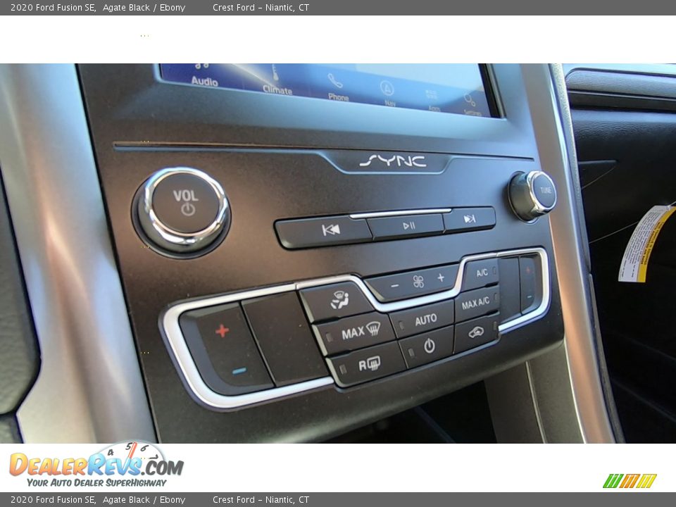 2020 Ford Fusion SE Agate Black / Ebony Photo #16