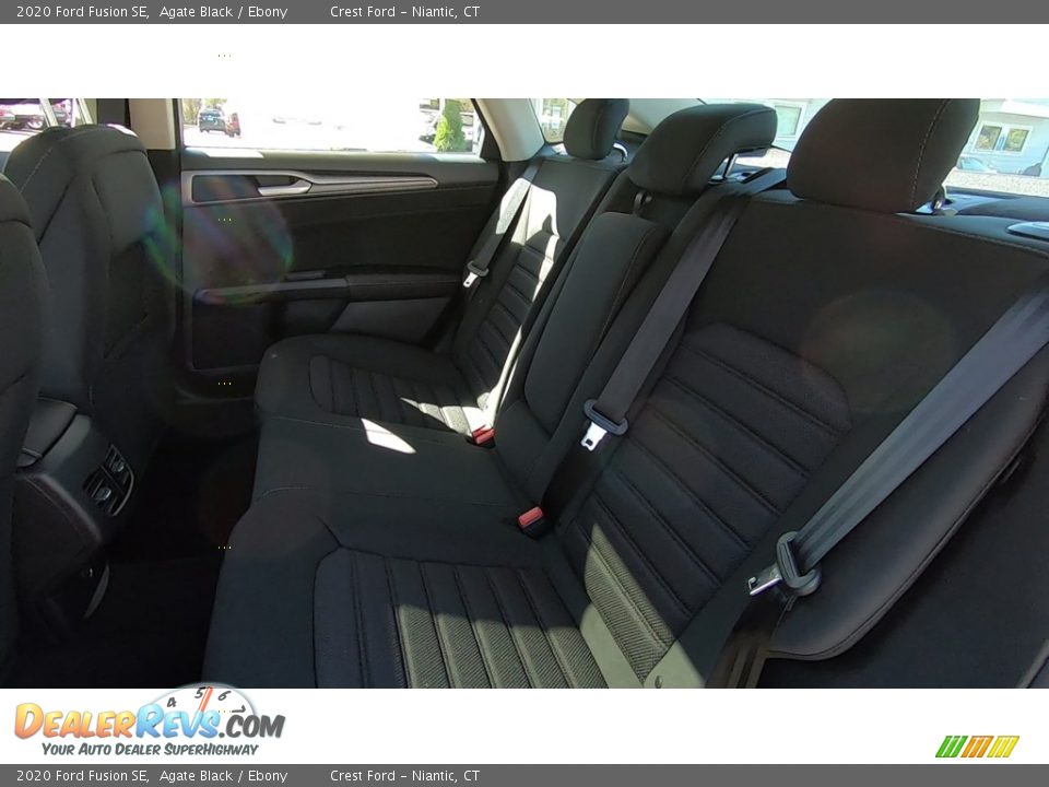 2020 Ford Fusion SE Agate Black / Ebony Photo #19