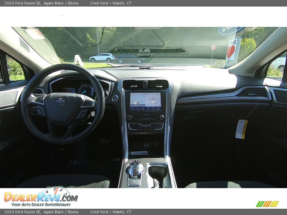 2020 Ford Fusion SE Agate Black / Ebony Photo #20