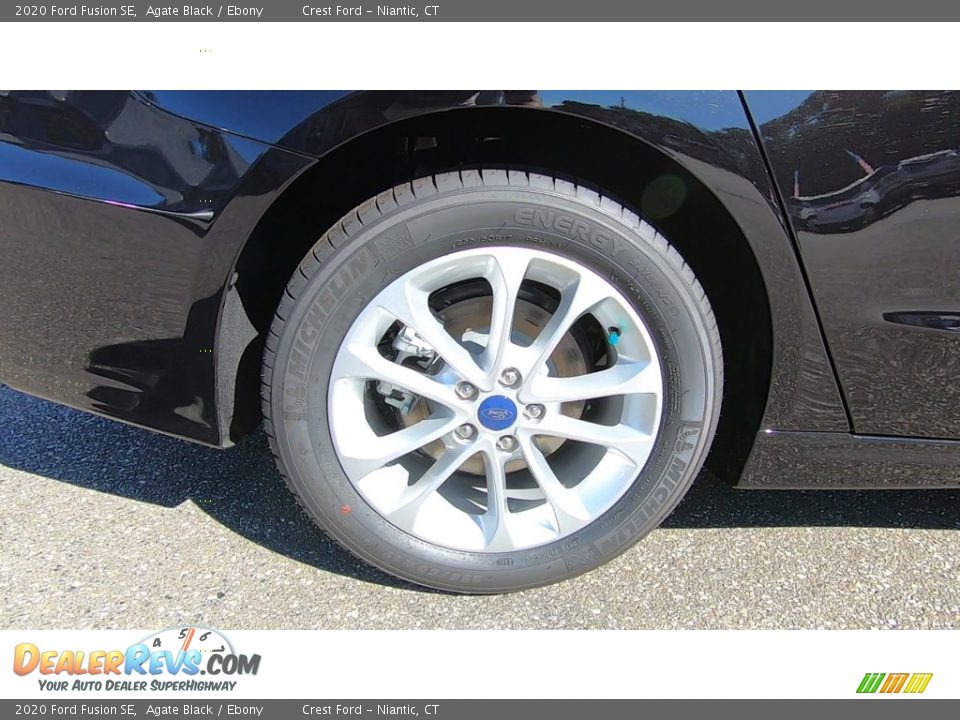 2020 Ford Fusion SE Agate Black / Ebony Photo #23