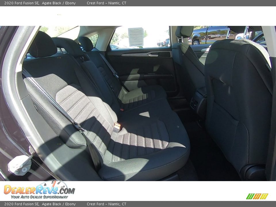 2020 Ford Fusion SE Agate Black / Ebony Photo #24