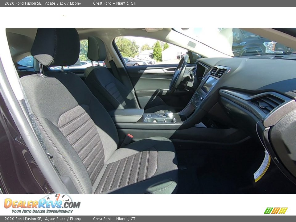 2020 Ford Fusion SE Agate Black / Ebony Photo #25
