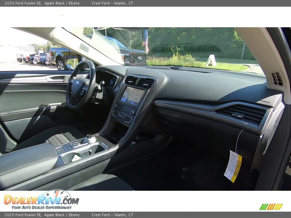 2020 Ford Fusion SE Agate Black / Ebony Photo #26