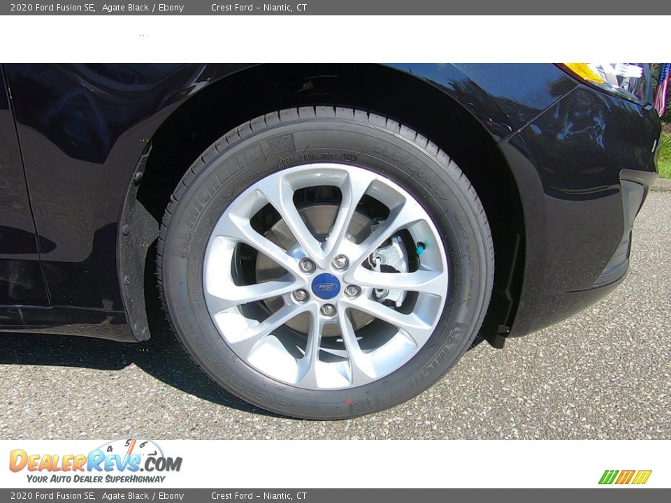 2020 Ford Fusion SE Agate Black / Ebony Photo #27