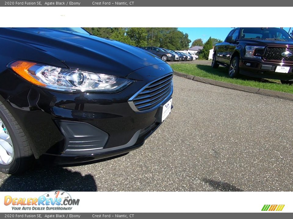 2020 Ford Fusion SE Agate Black / Ebony Photo #28