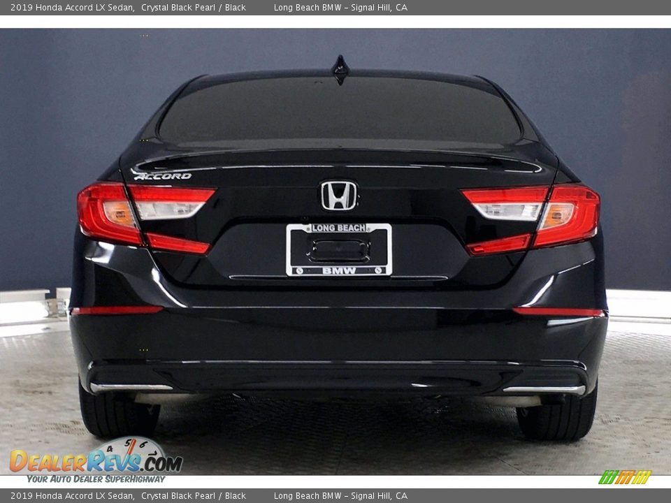 2019 Honda Accord LX Sedan Crystal Black Pearl / Black Photo #3