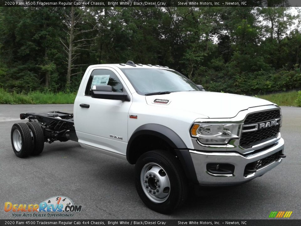 2020 Ram 4500 Tradesman Regular Cab 4x4 Chassis Bright White / Black/Diesel Gray Photo #4