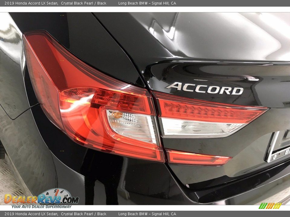 2019 Honda Accord LX Sedan Crystal Black Pearl / Black Photo #27